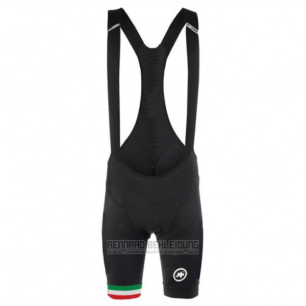 2017 Fahrradbekleidung Assos Champion Italien Trikot Kurzarm und Tragerhose